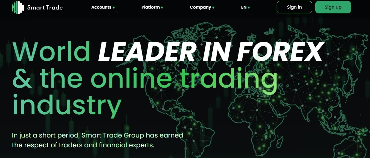 Smart Trade Group website