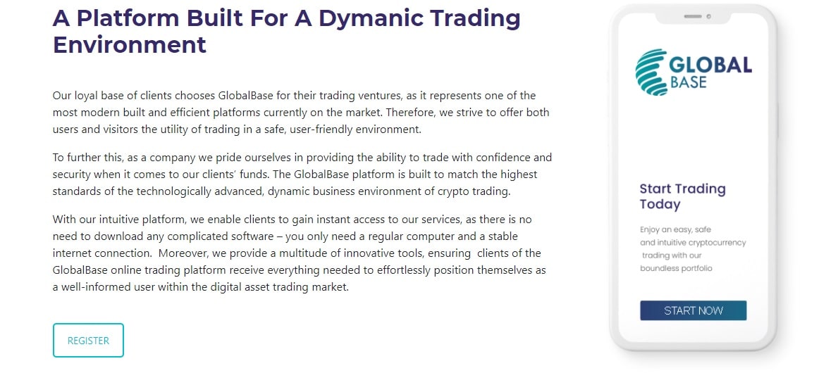 Globalbase trading platform