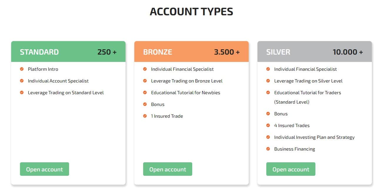 Tools4Deals Trading accounts Tools4Deals Trading accounts
