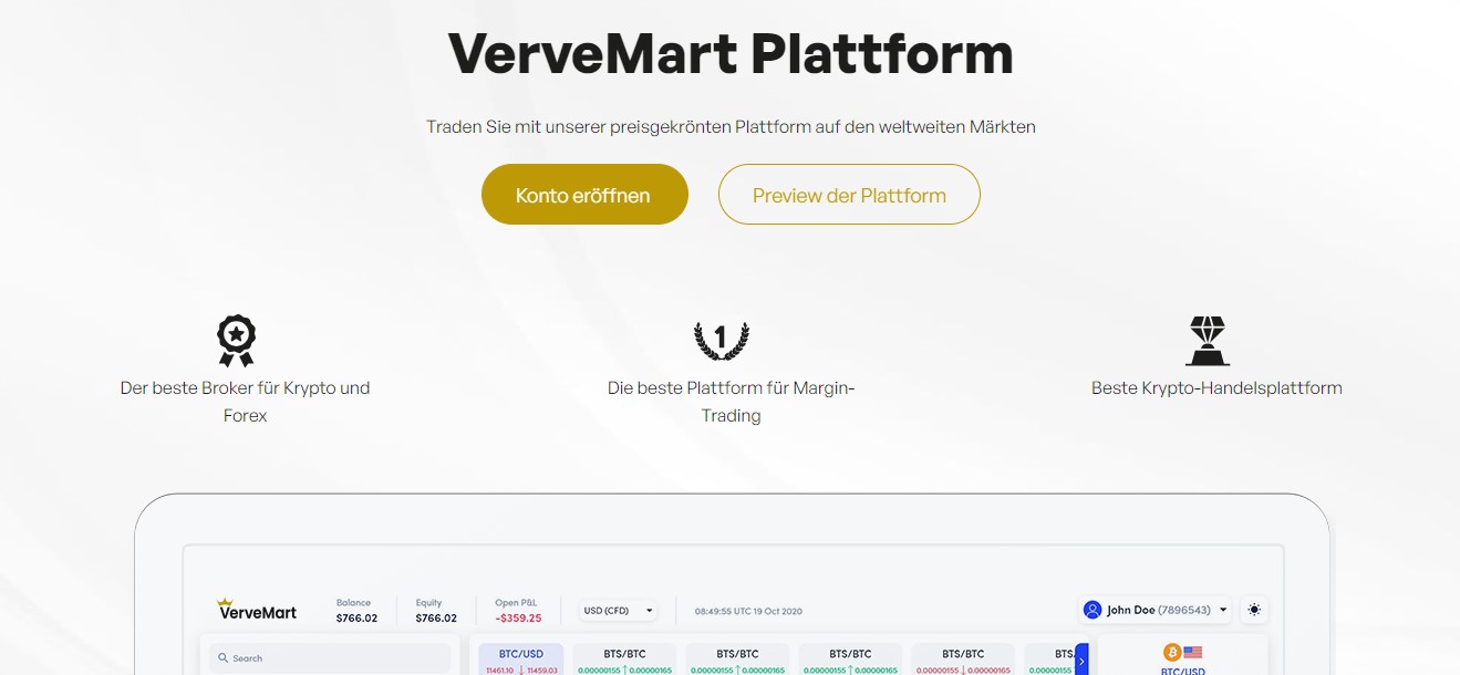 VerveMart Handelsplattform VerveMart Handelsplattform
