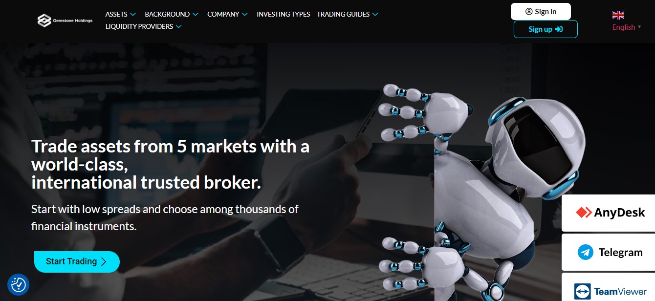 Gemstone Holdings website Gemstone Holdings website