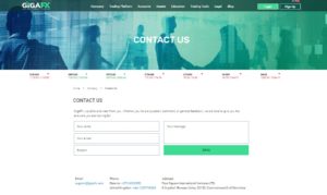 contact page