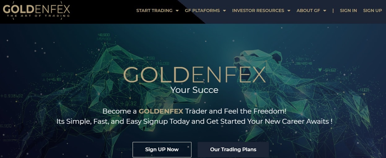 GoldenFEX website