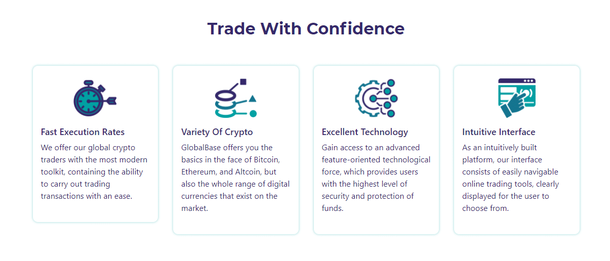 trade with confidence at Globalbase