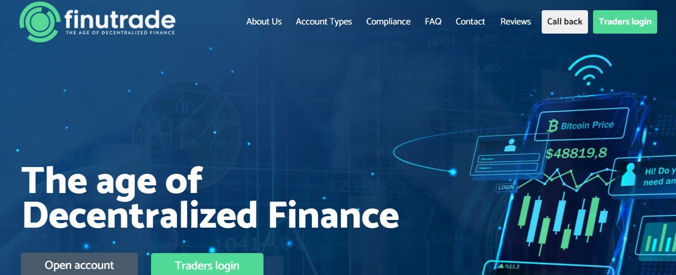 FinuTrade website