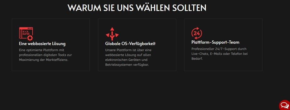 Professioneller Support auf mehreren Wegen bei Bitmoon24