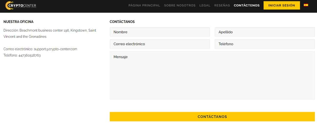 Crypto Center Asistencia al cliente