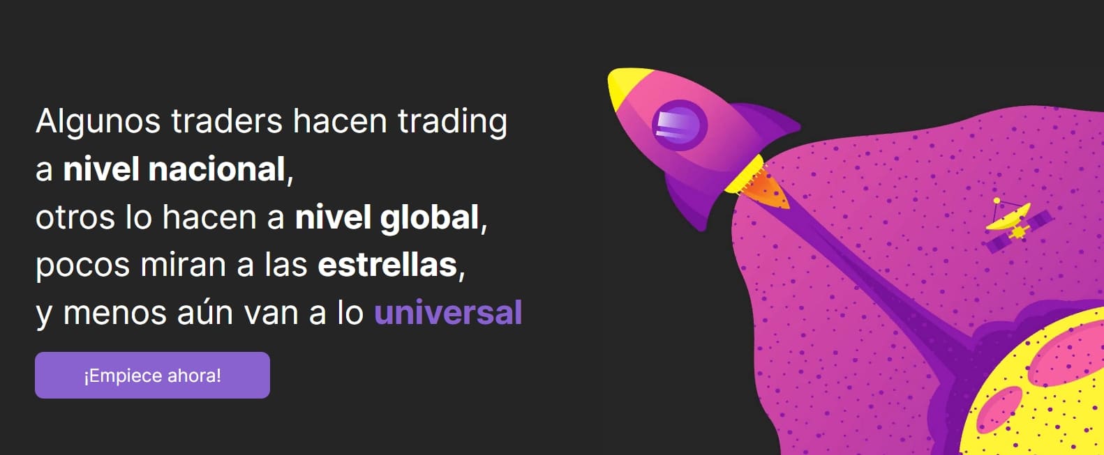 Trades Universal homepage