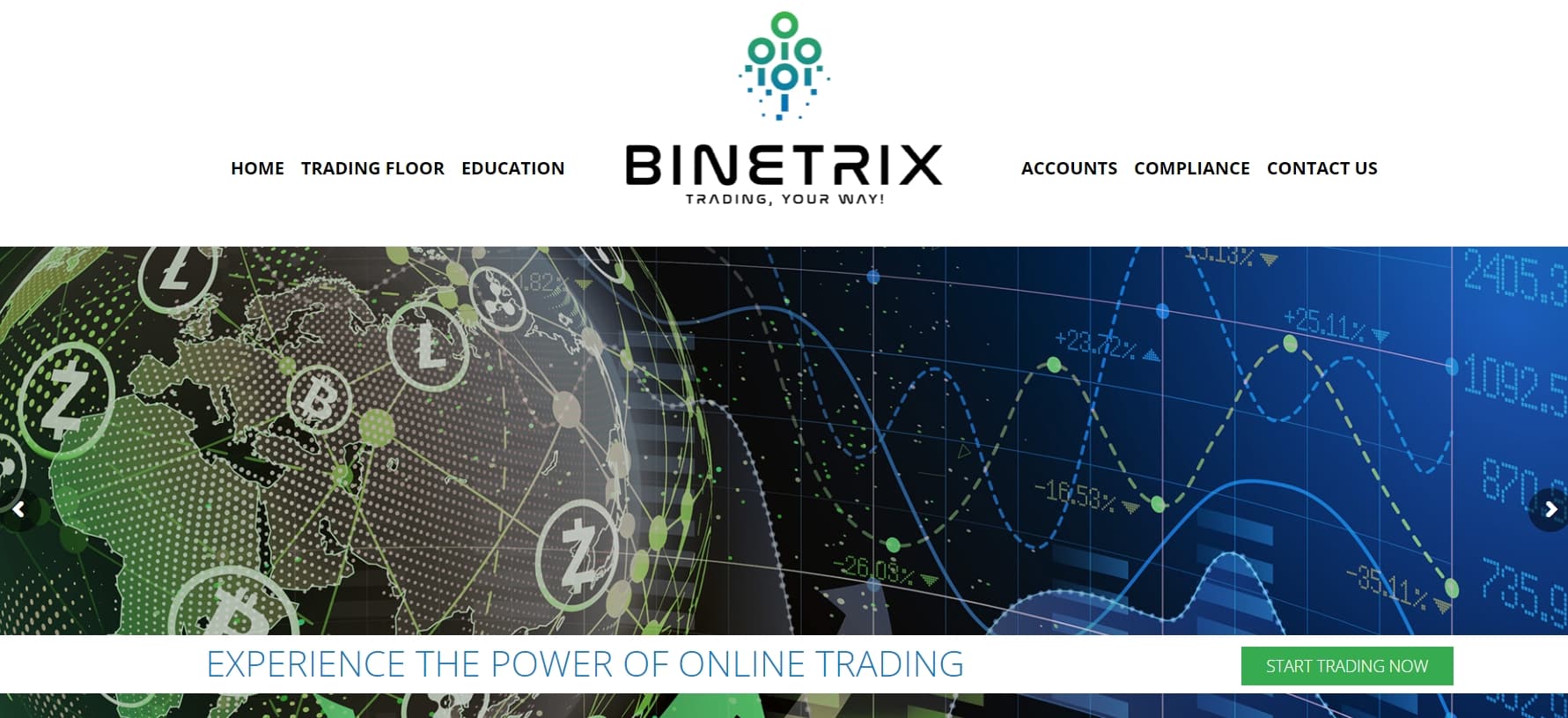 Binetrix homepage