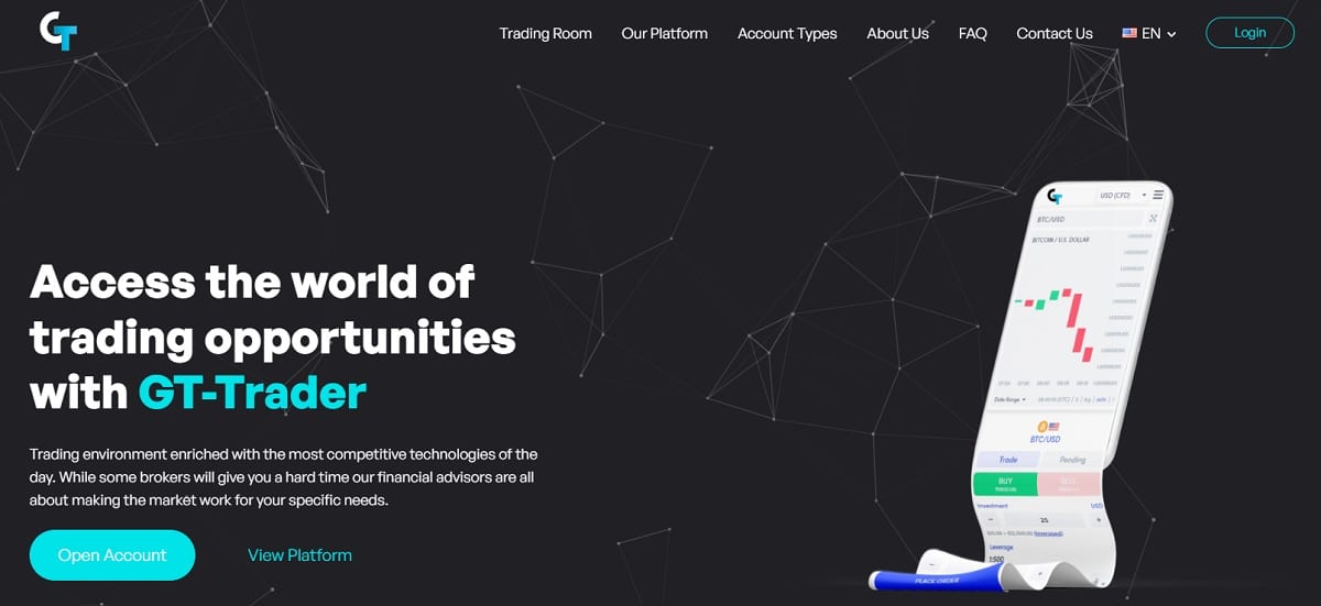 Global Trades homepage