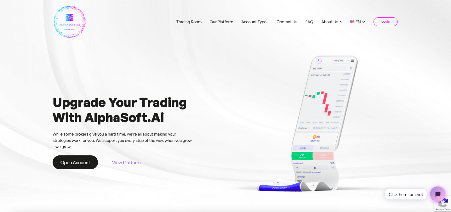 AlphaSoft.ai trading platform