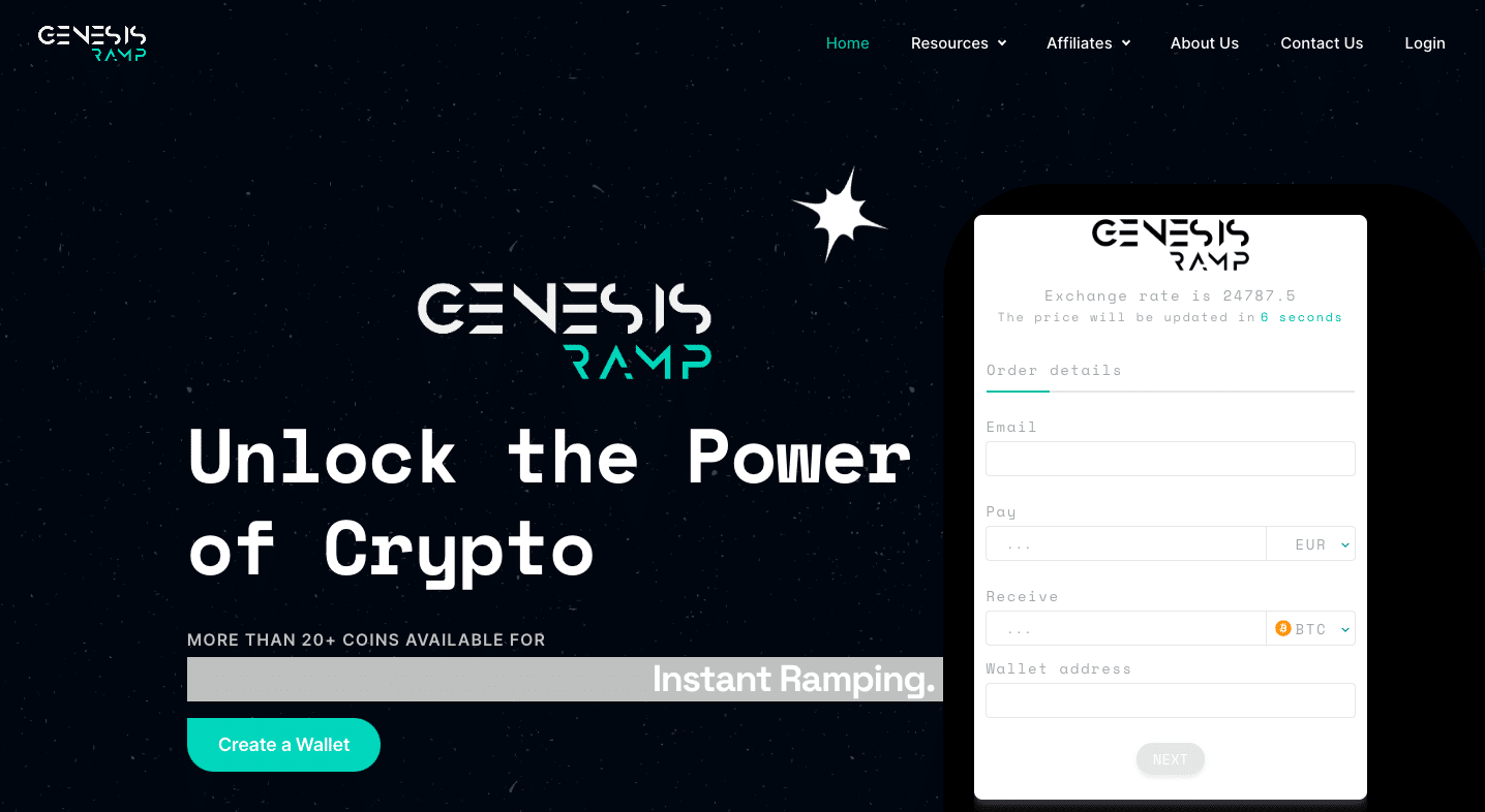 Genesis Exchange trading platform