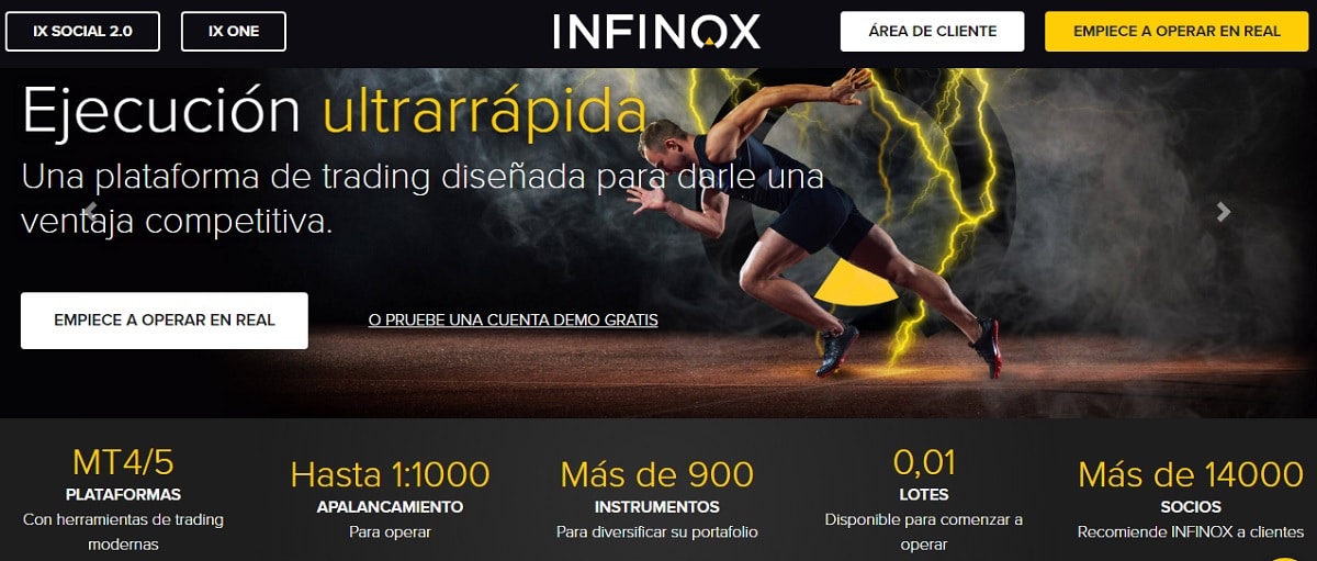 Infinox Plataformas hasta instrumentos comerciales