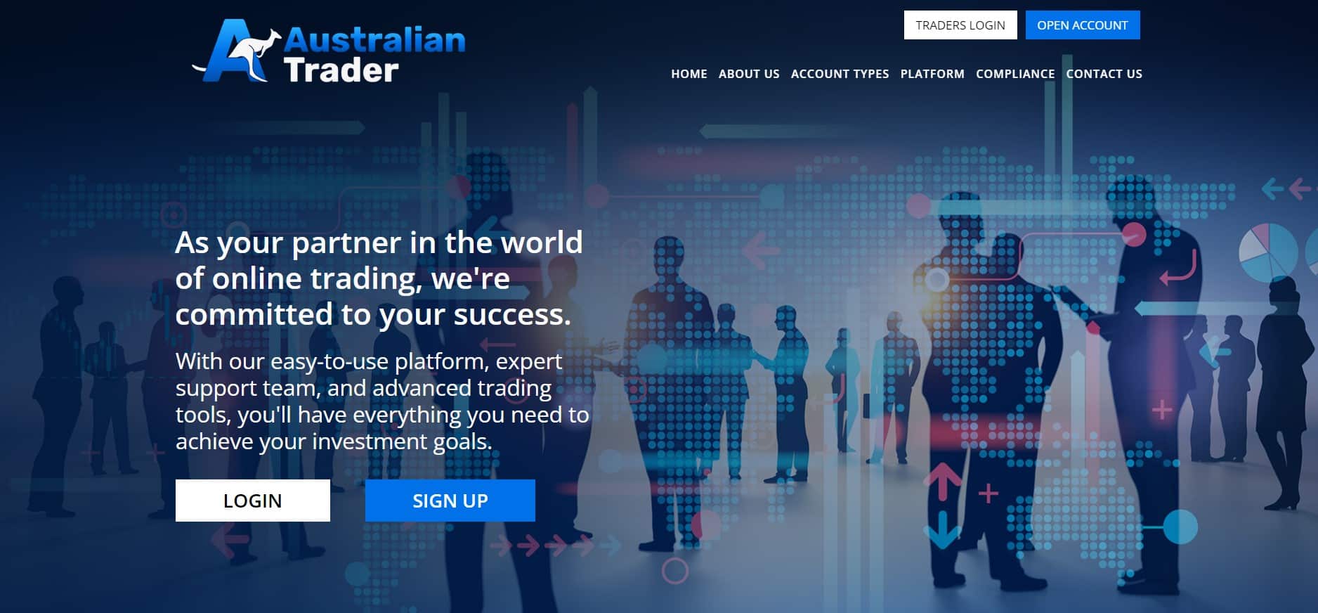 Australian Trader website