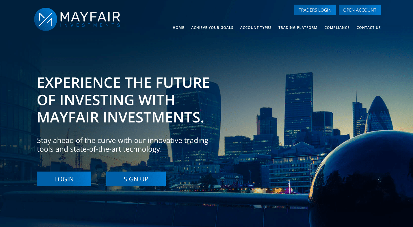Mayfair Investments trading platform