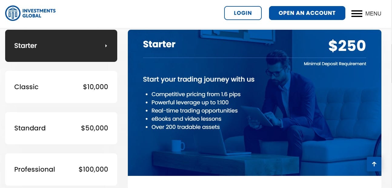 Investments Global Accounts Investments Global Accounts