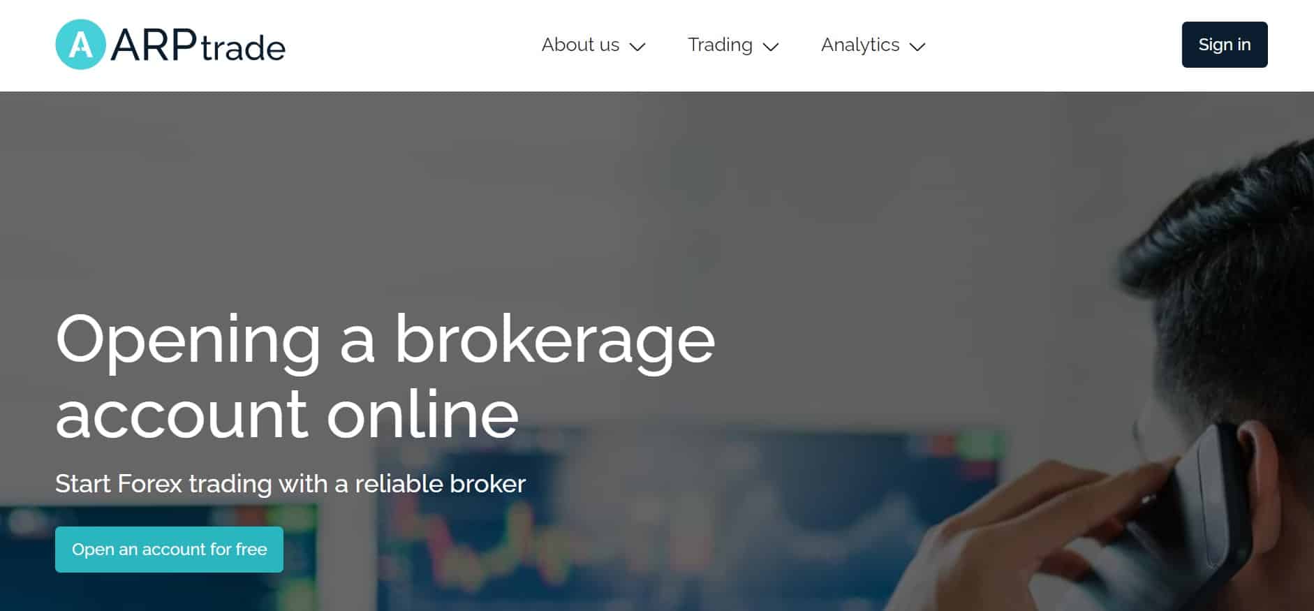 ARPtrade website