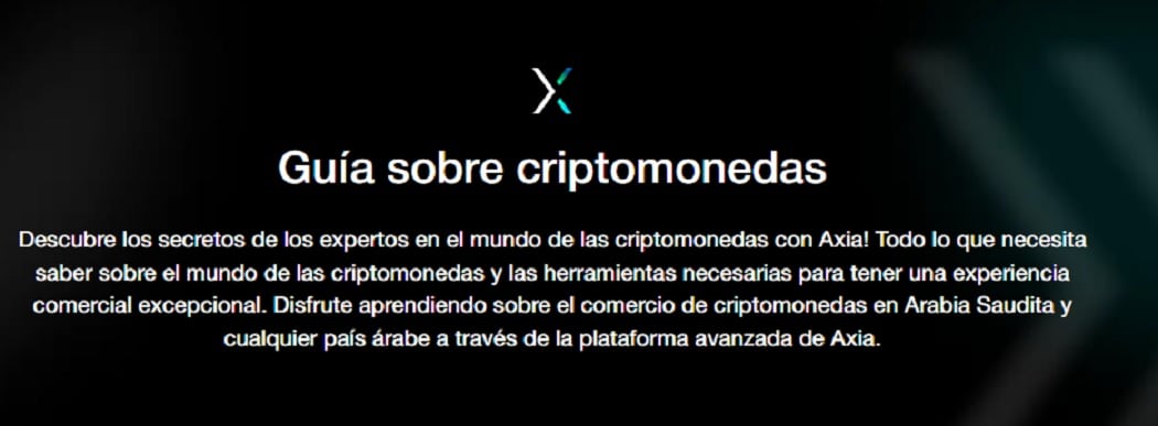 Guía de criptomonedas Axia Trade