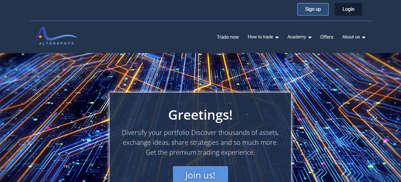 AlterSpots website AlterSpots website