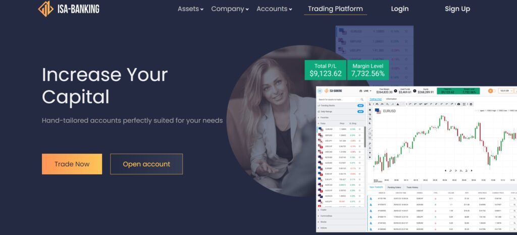 ISA-Banking website ISA-Banking website