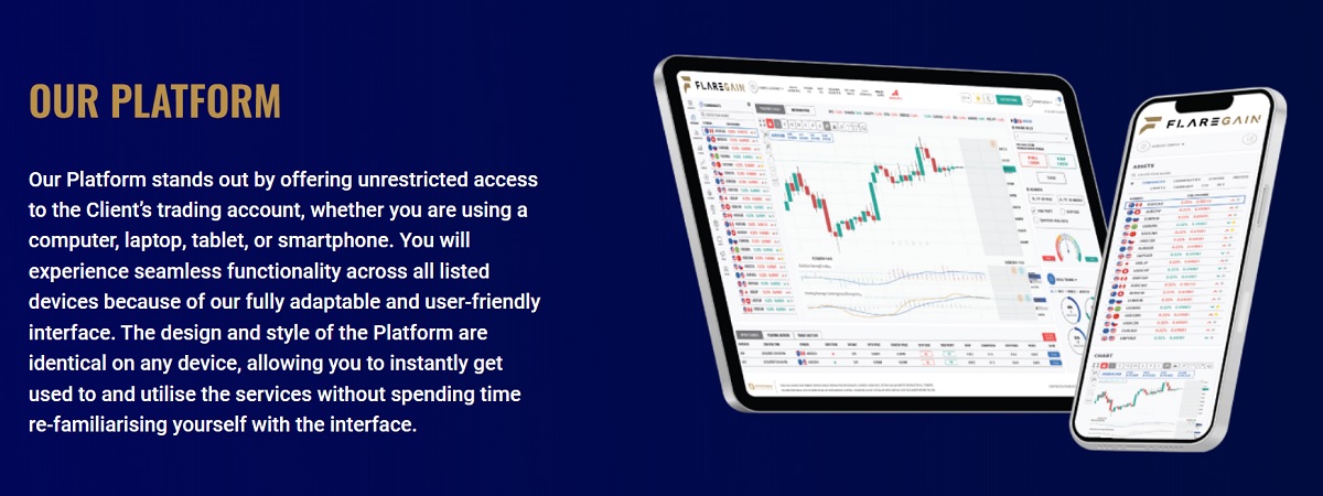 Flare Gain Trading Platform