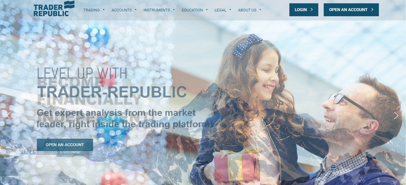 Trader Republic website
